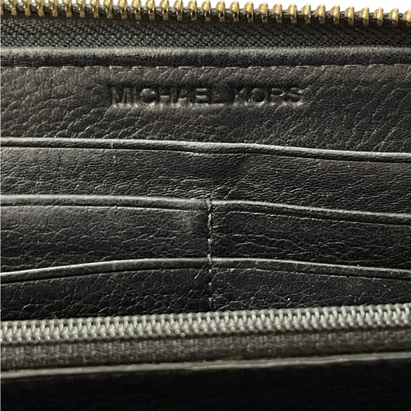 Michael Kors Soft Pebbled Leather Zip Around Wallet - Picture 9 of 15